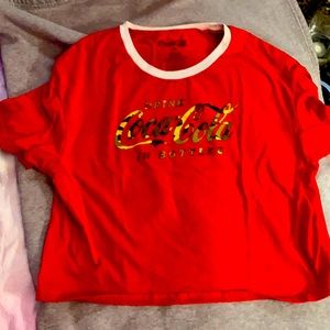 Red, Small, Crop Top